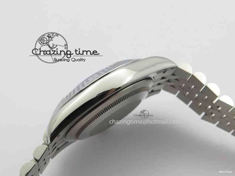 MiroTime 0514 EasyCare DateJust II 41mm BP Maker Best Edition White MOP Diamonds Dial On New Version Jubilee Bracelet A 3625